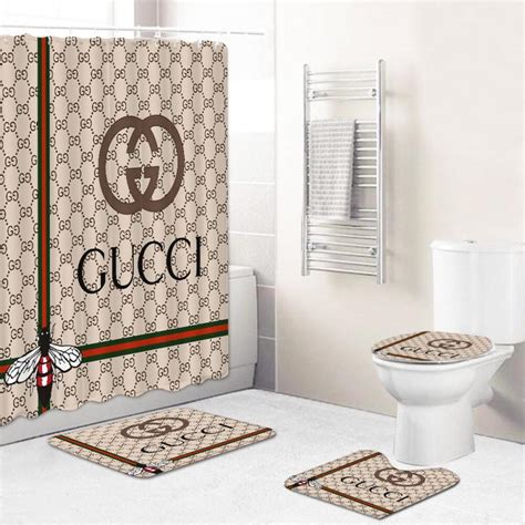 gucci bathroom decor|gucci bath towels and rugs.